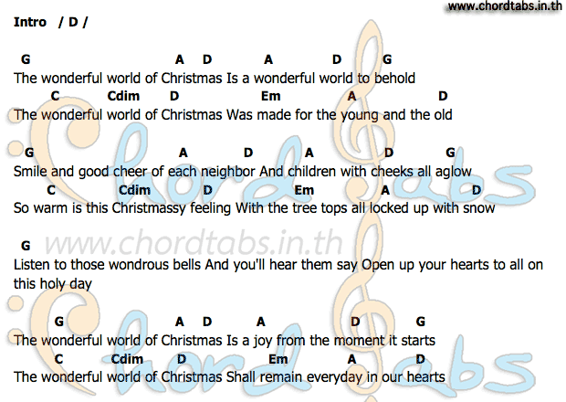 คอร์ด The_Wonderful_World_Of_Christmas Elvis presley