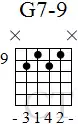 chord-G7-9