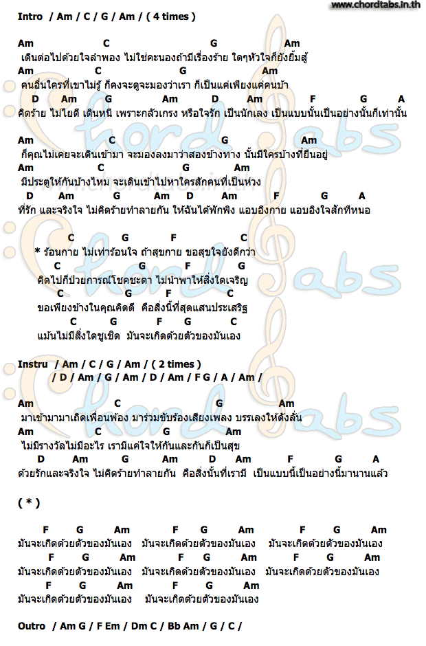 คอร์ด ประเสริฐ Loso