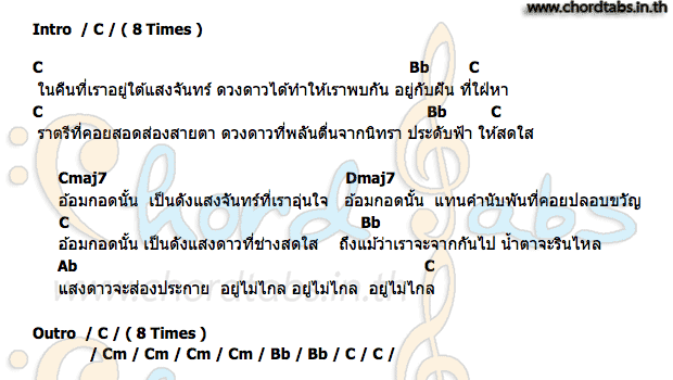 คอร์ด อ้อมกอดนั้น จีน กษิดิศ