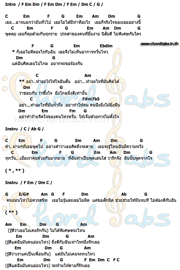 คอร์ด ก้ำกึ่ง แดน บีม