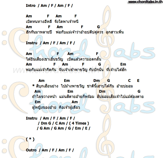คอร์ด ม้างพาขวัญ กู่แคน School