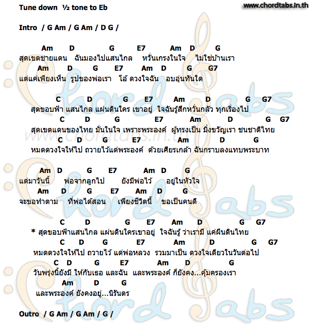 คอร์ด อยู่นิรันดร Pause
