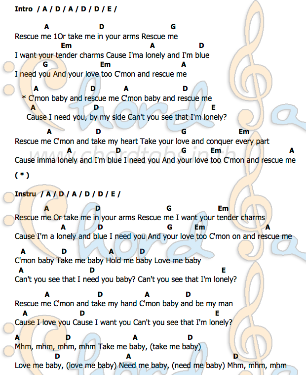 คอร์ด Rescue_Me Fontella Bass