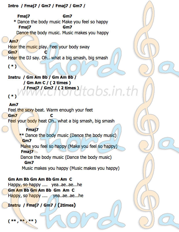 คอร์ด Dance_the_body_music Osibisa