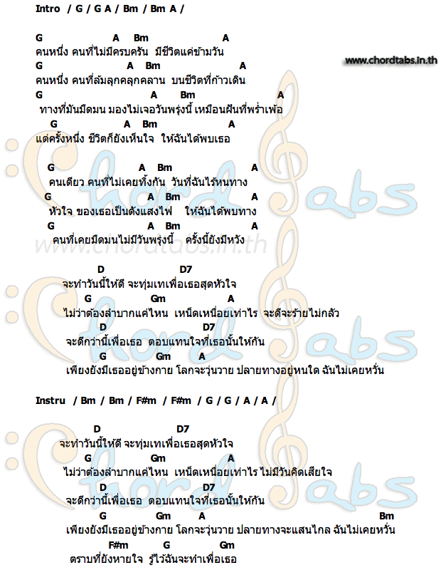 คอร์ด ตราบที่ยังหายใจ จิรากร สมพิทักษ์