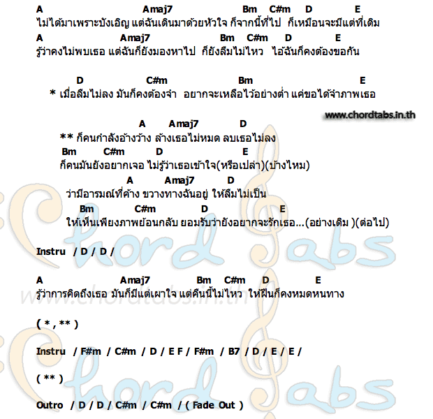 คอร์ด อารมณ์อ้างว้าง ASOG