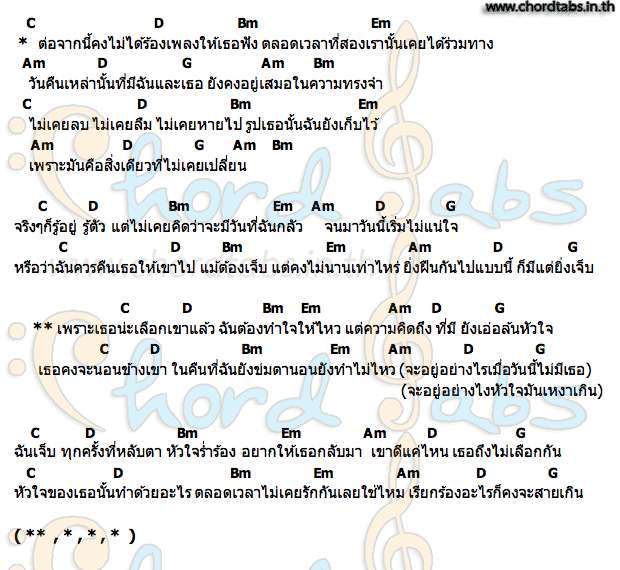 คอร์ด สิ่งเดียวที่ไม่เคยเปลี่ยน GTK