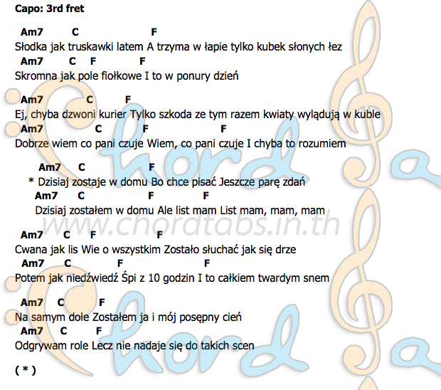 คอร์ด Fiołkowe Pole Sobel