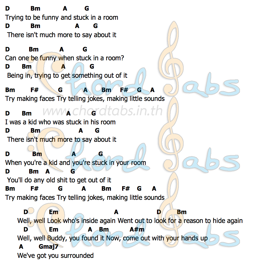 คอร์ด Look Whos Inside Again Bo Burnham