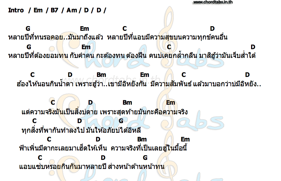 คอร์ด ฟ้ามีตา  DEMO VERSION เอ๋ มิรา