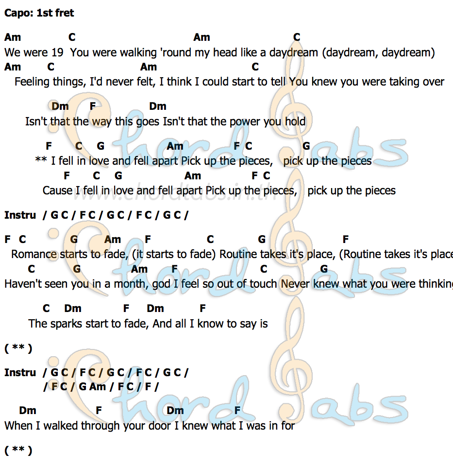 คอร์ด Pieces Landon Conrath