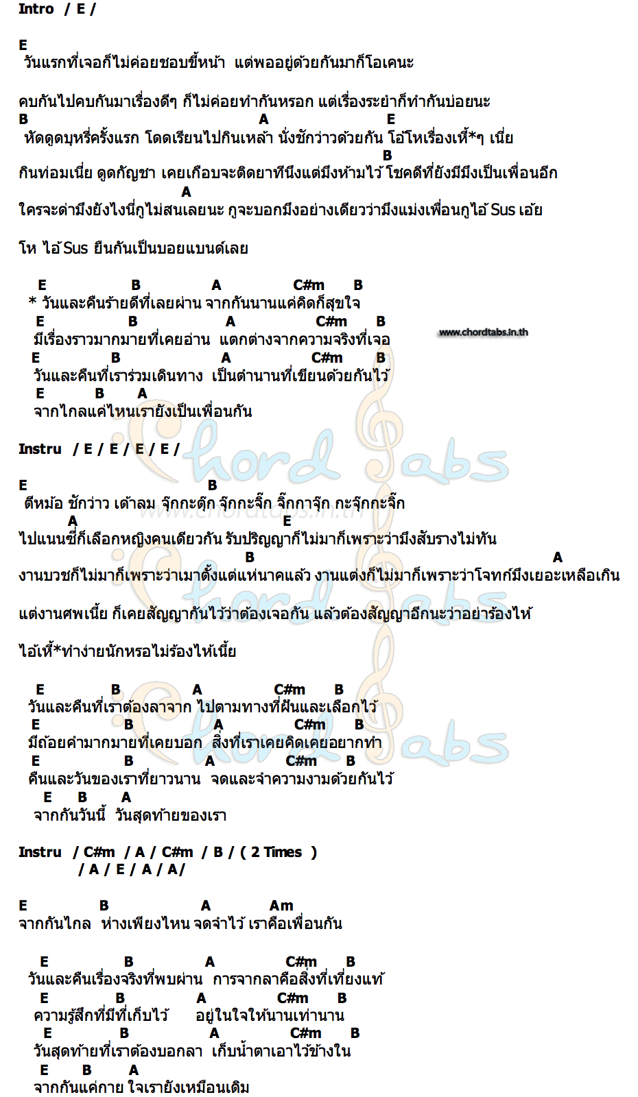 คอร์ด วันสุดท้าย (FUNERAL) CHARDCHAKAJ AND FRIENDS Ft.FEDFE BOYBAND