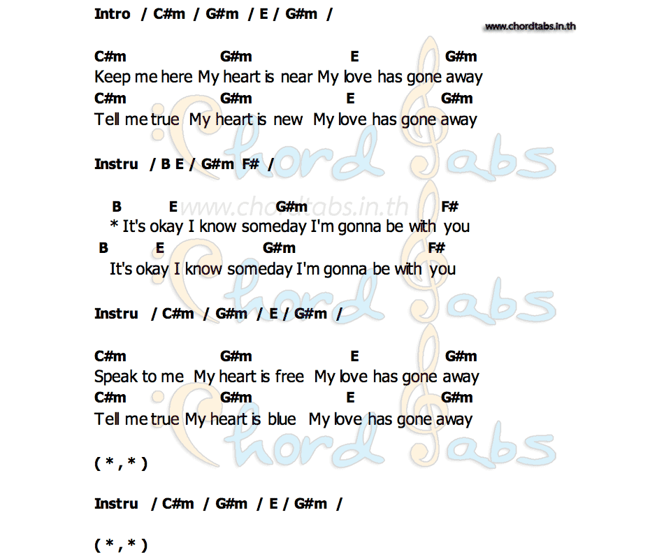 คอร์ด It s OK Tom Rosenthal