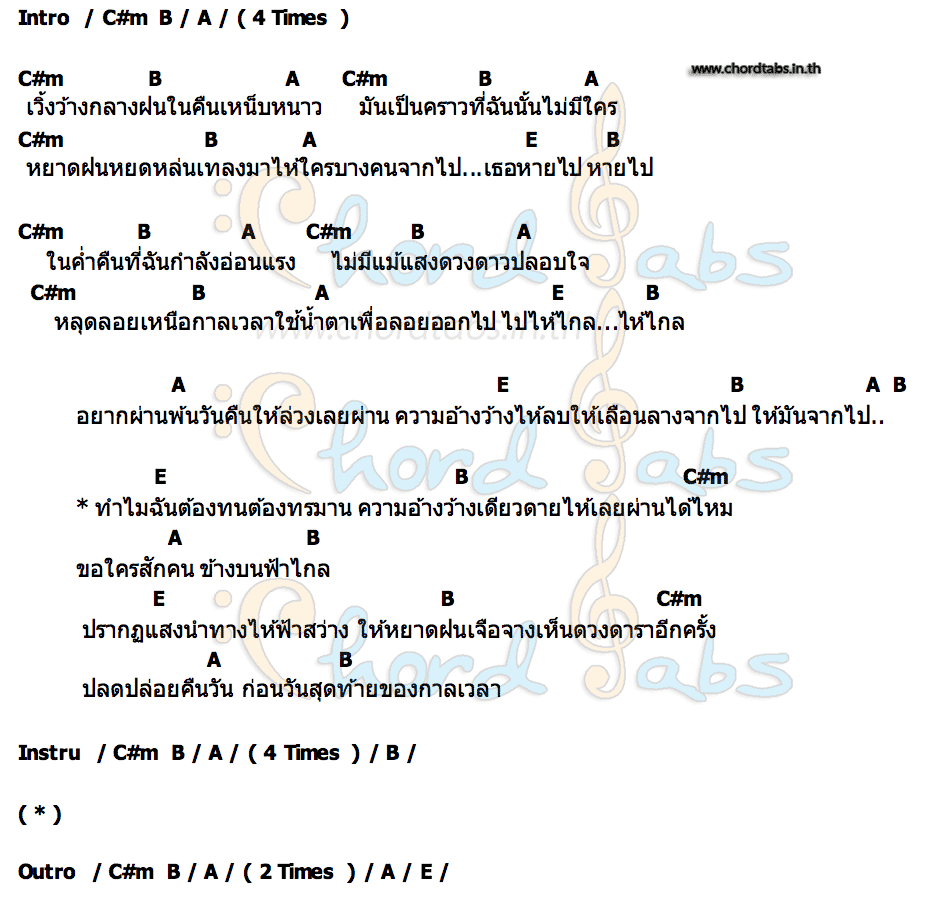 คอร์ด กลางฝน Thecrowz