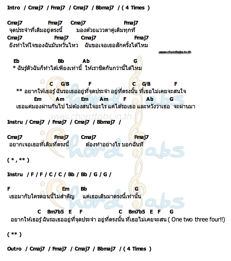 คอร์ด จุดประจำ Life Self