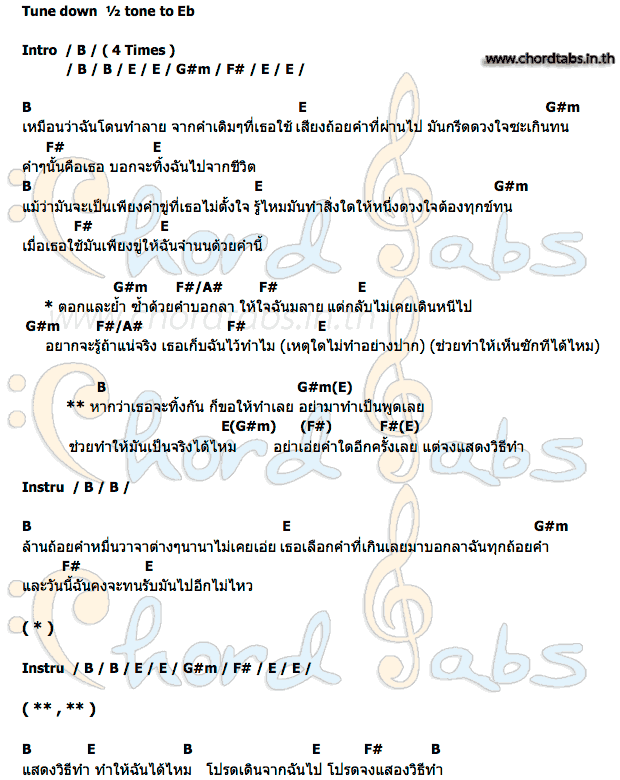 คอร์ด จงแสดงวิธีทำ Fairy Tales