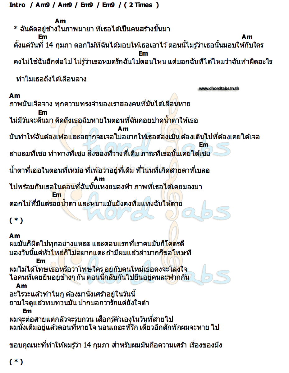 คอร์ด ติดอยู่ในภาพมายา AISXXN x TANTHAM