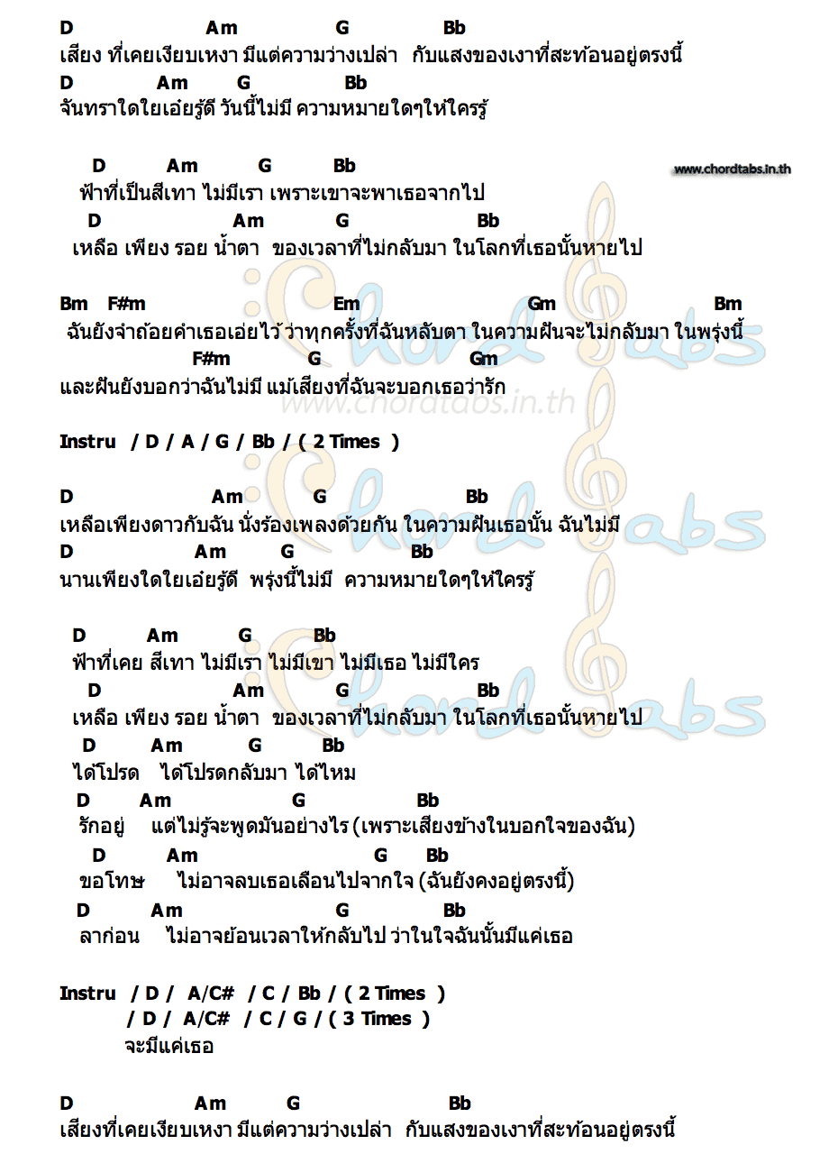 คอร์ด สะพาน If You Jump I Jump