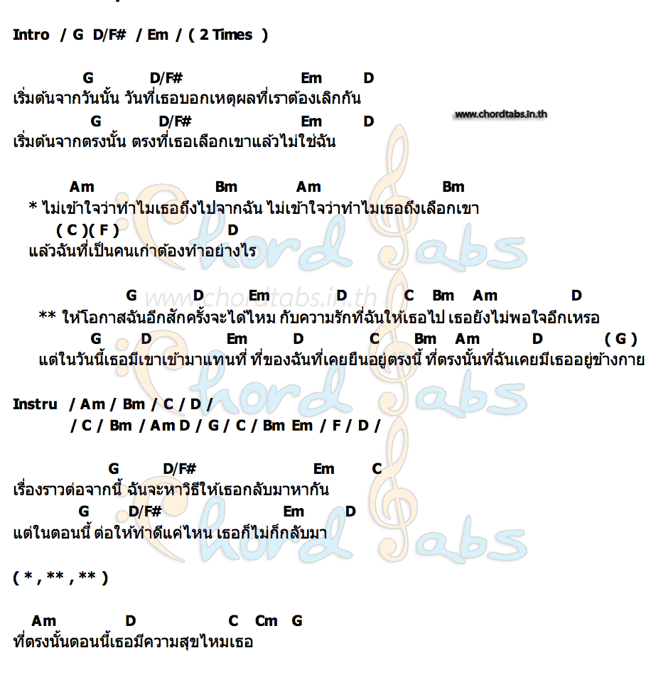 คอร์ด ที่ตรงนั้น Triple Minds