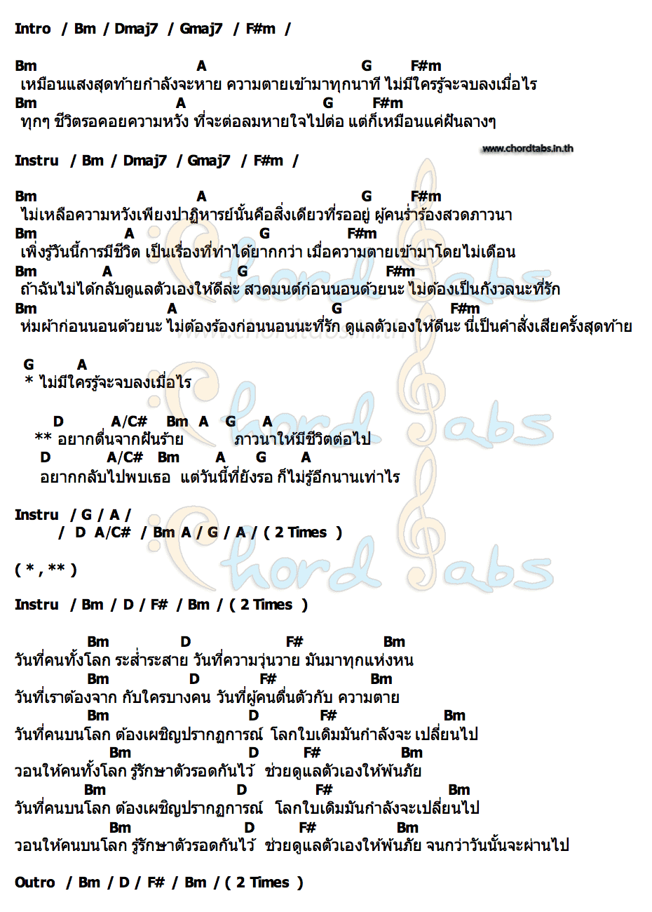 คอร์ด จนกว่าวันนั้นจะผ่านไป RONIN