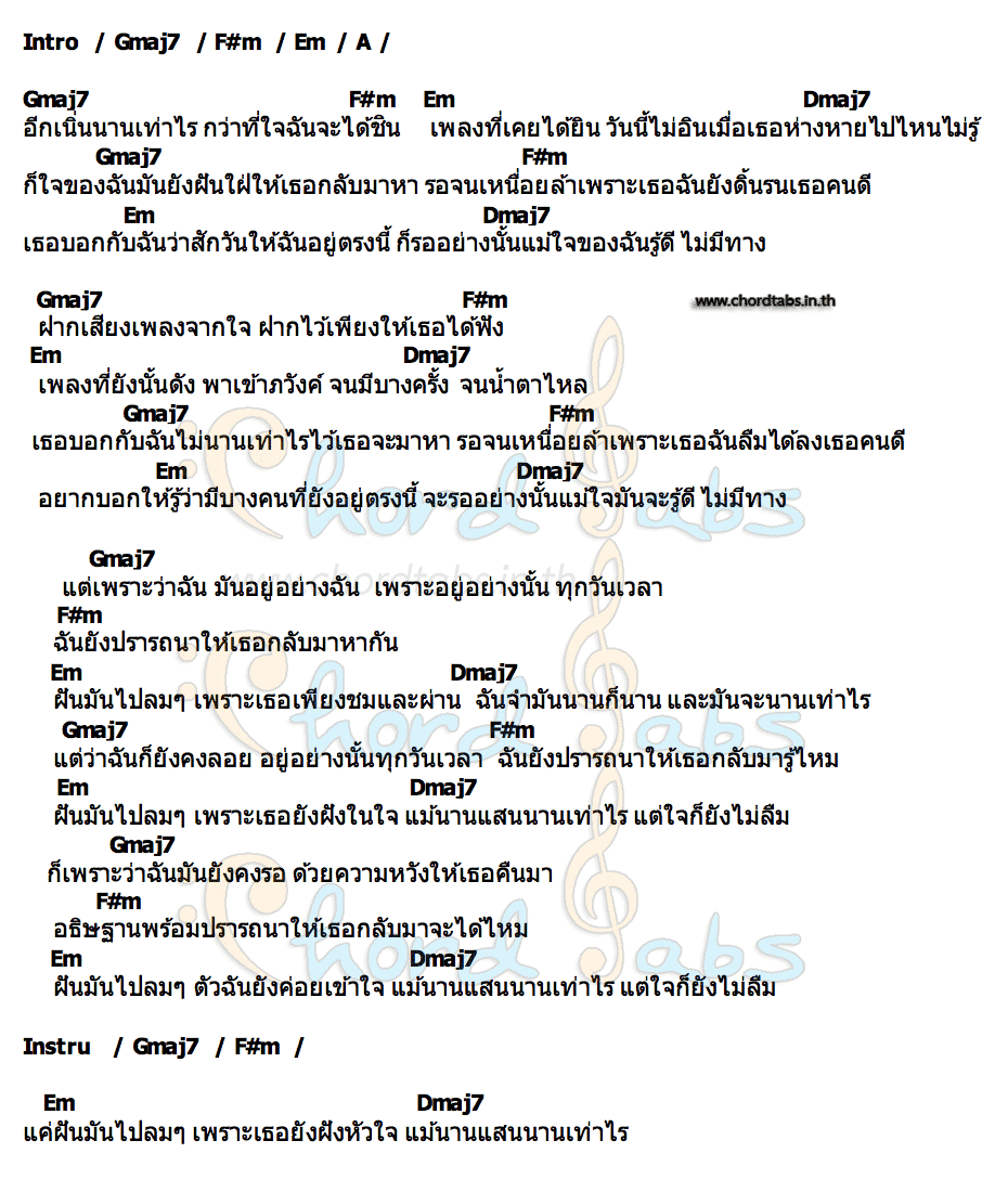 คอร์ด ฝันลมๆ UMA
