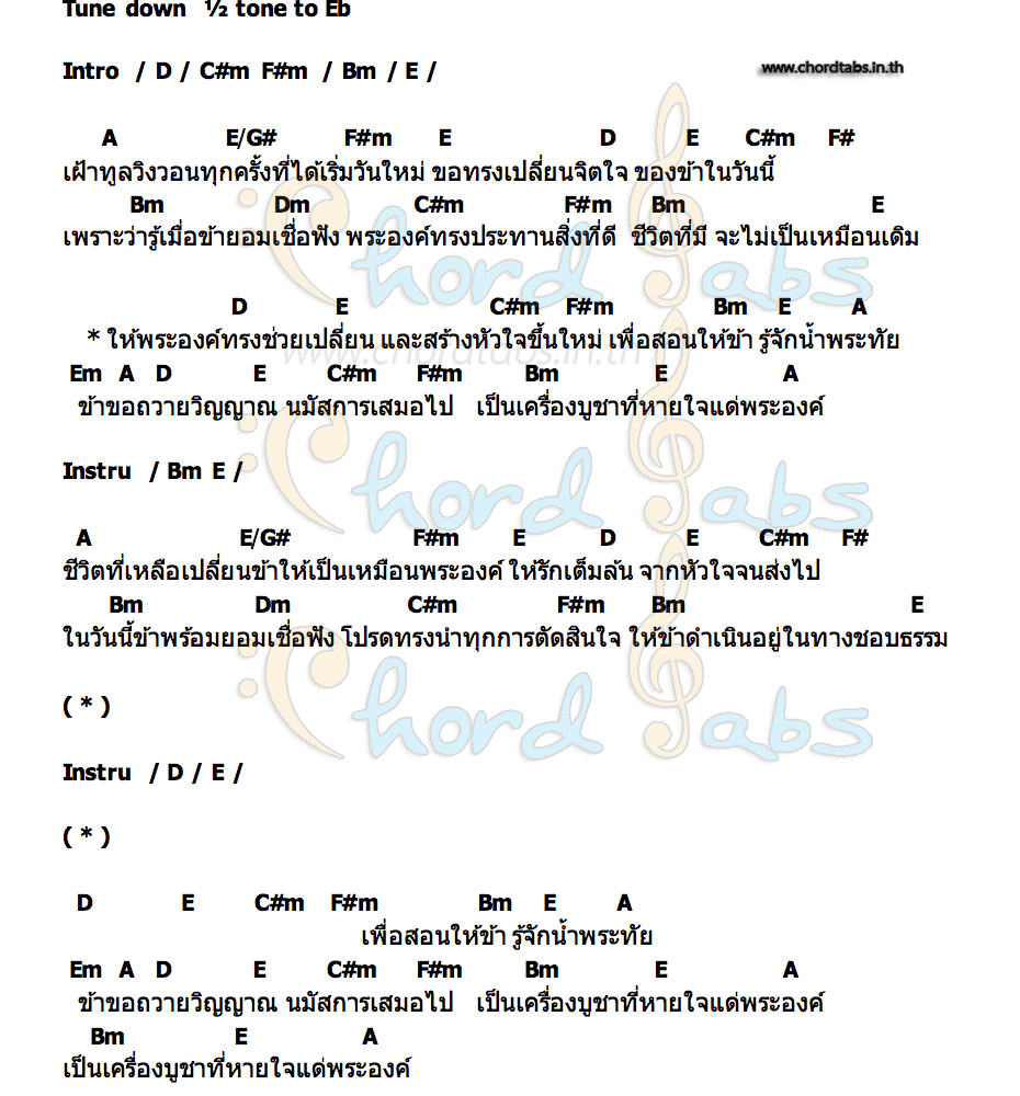 คอร์ด เครื่องบูชาที่หายใจ เนย เนตรนภิส ใจพริ้ง