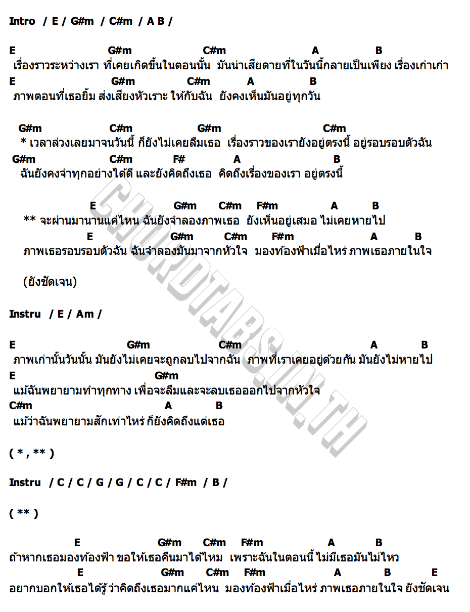 คอร์ด ไม่เคยจะหายไป (Around) Pluszlepat