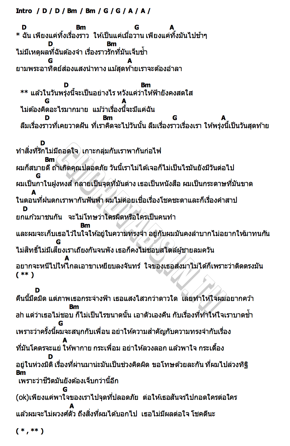 คอร์ด เรื่องราวของเรา(Our Story) 9s FRIZTY