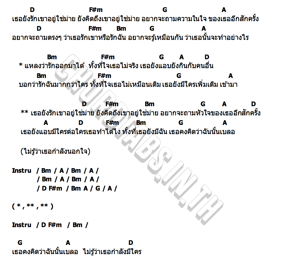 คอร์ด หลอก วงธารารัตน์