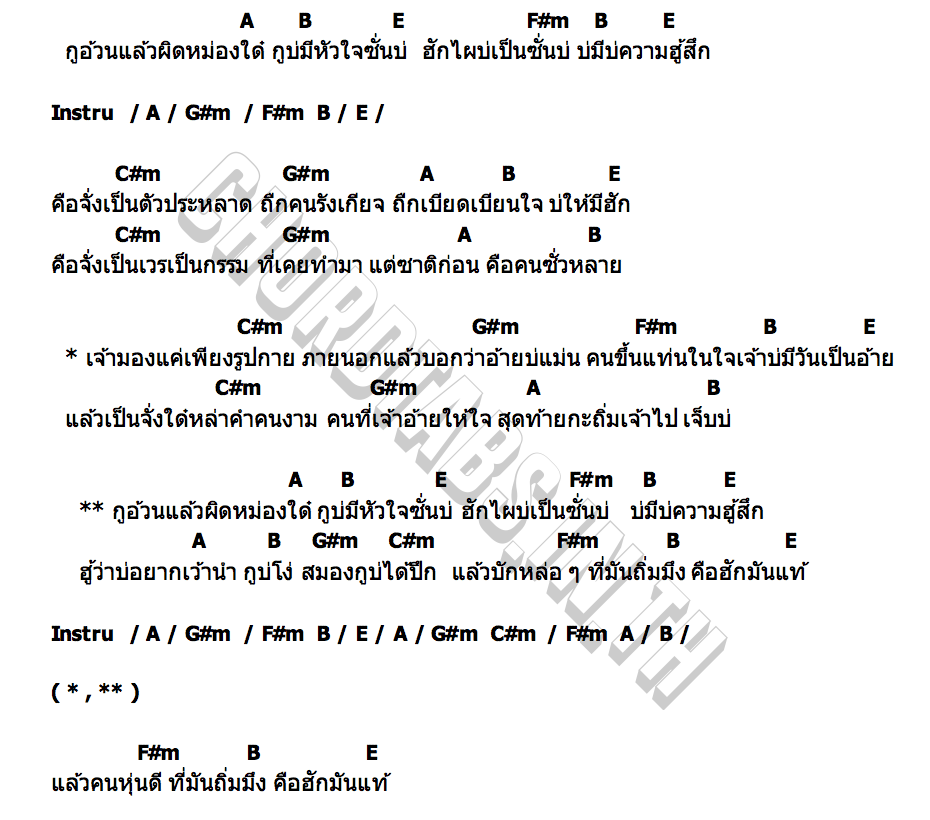 คอร์ด อ้วน ด็อกเตอร์อ๋อง