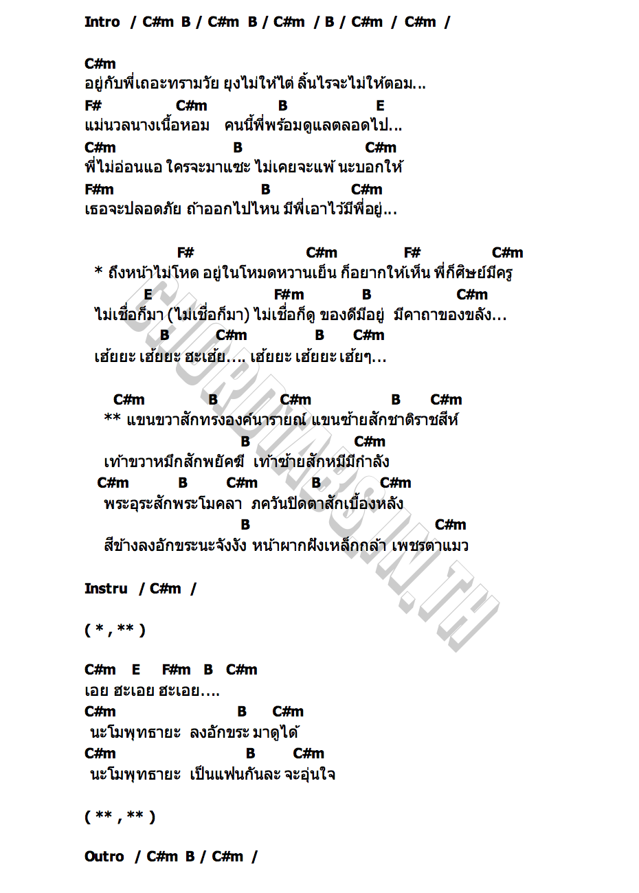 คอร์ด iสัก (ไอสัก) เด่น โกวิท