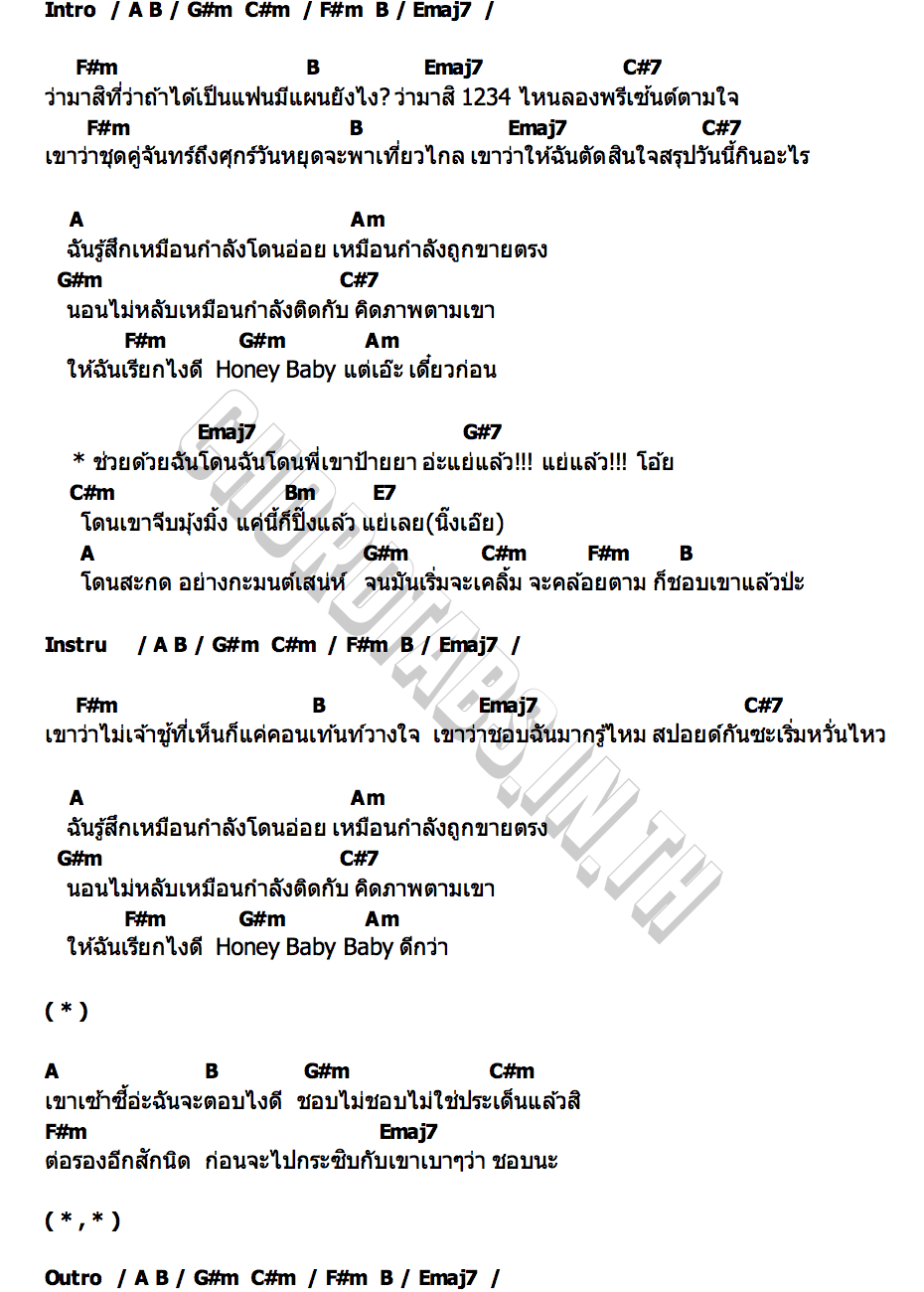คอร์ด ป้ายยา (charm) Nink Phitcha