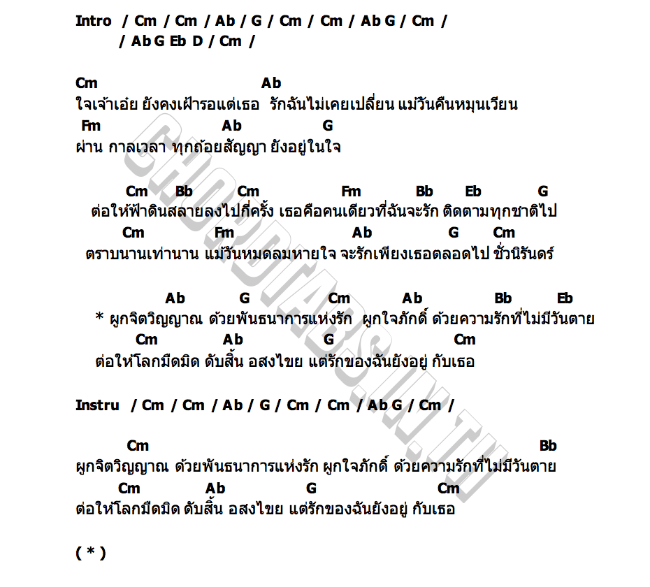 คอร์ด ป้อมปางบรรพ์ สุทธิพงษ์ วัฒนจัง