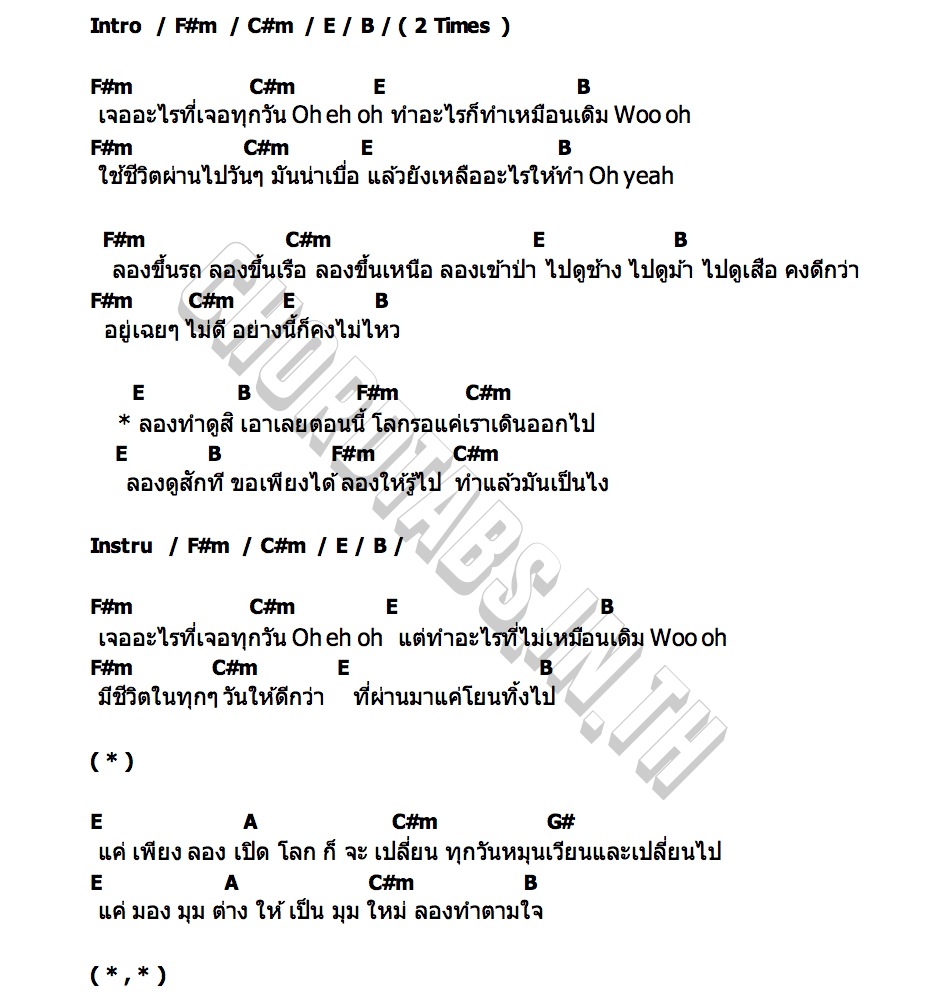 คอร์ด เอายังอะ LEMONY