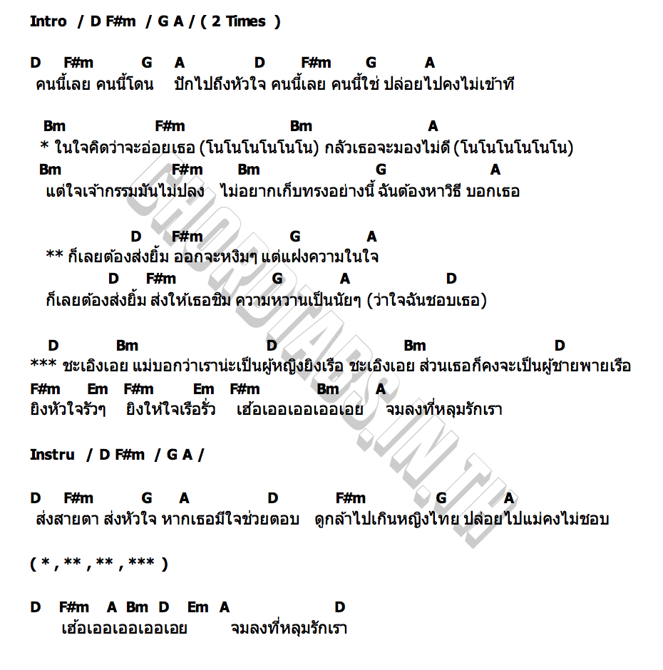 คอร์ด ผู้หญิงยิงเรือ นิตา ลลดา