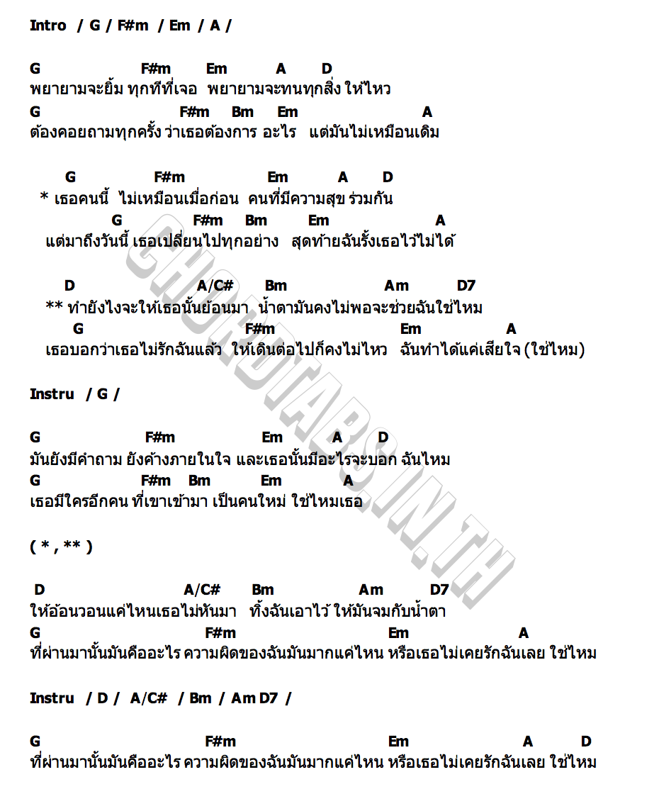 คอร์ด หรือไม่เคย Pi Ploy
