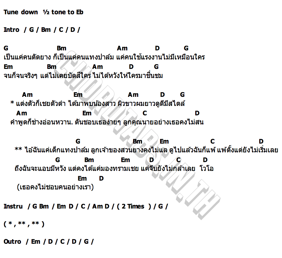 คอร์ด เด็กแทงปาล์ม โซลิต
