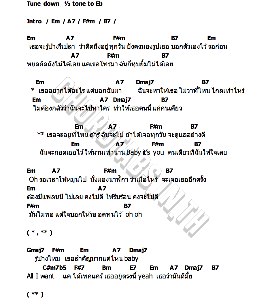 คอร์ด Pom Pom Fyeqoodgurl