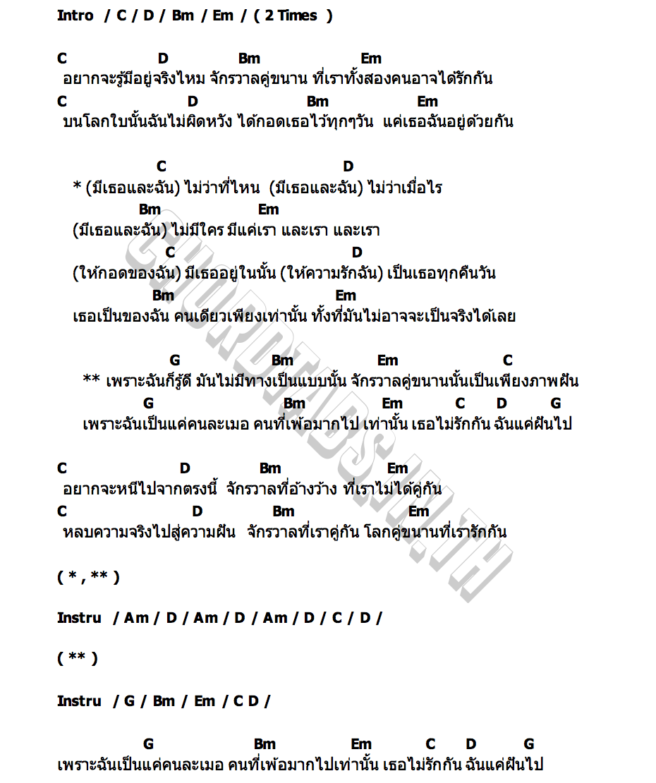 คอร์ด จักรวาลคู่ขนาน JES Jespipat