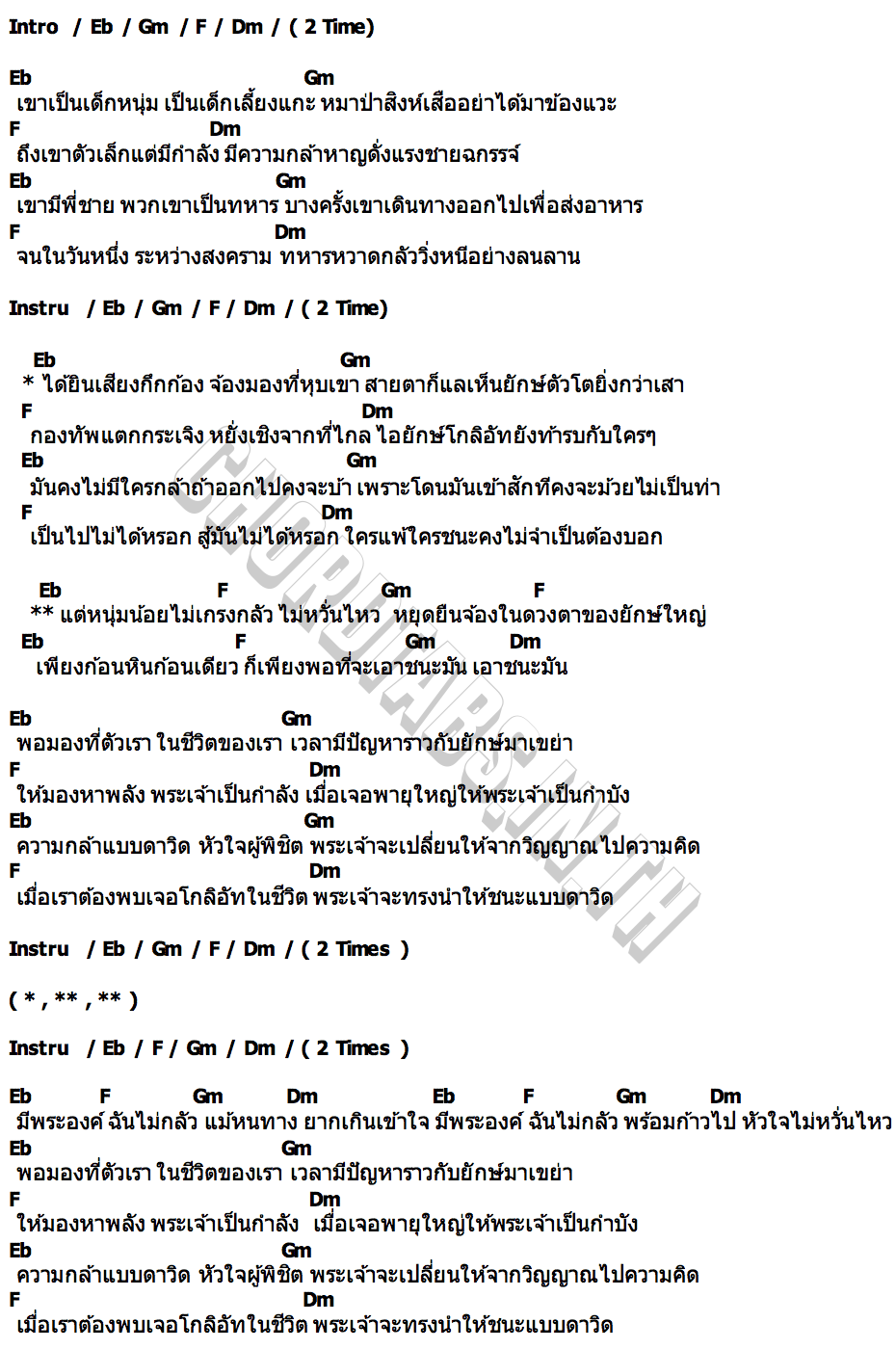 คอร์ด GOLIATH (โกลิอัท) Newroad
