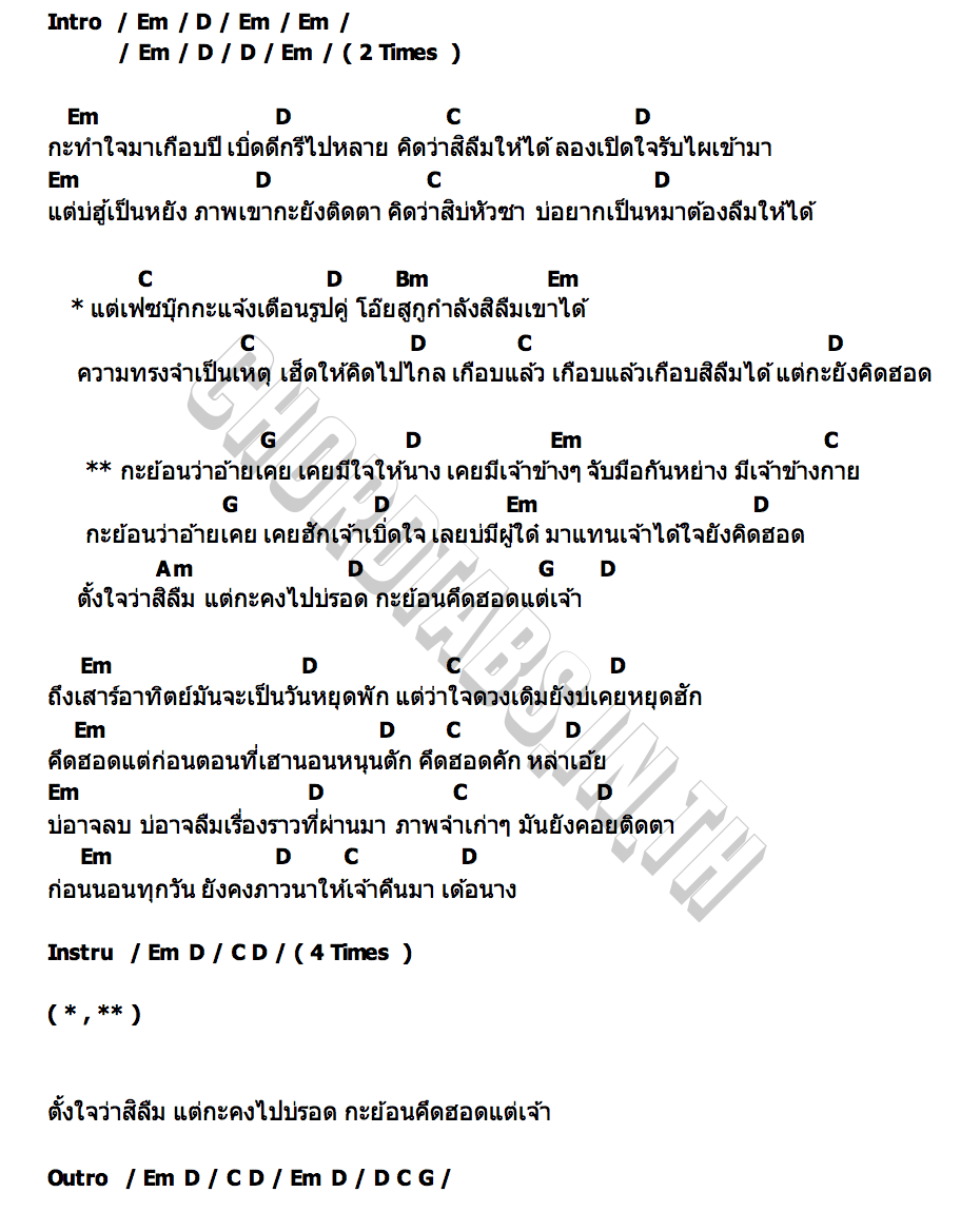 คอร์ด เกือบลืม ก้าน จักรกฤษณ์ PTmusic X ท็อป มอซอ PTmusic