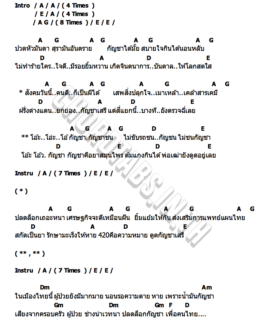 คอร์ด กัญชาชน GOLD RED