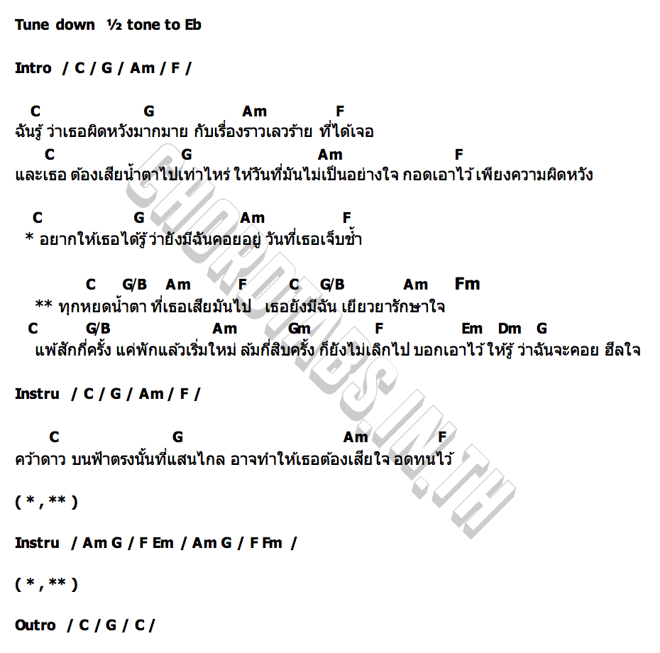 คอร์ด รักษา (Healing) Gemini  Fourth  Ford  Satang
