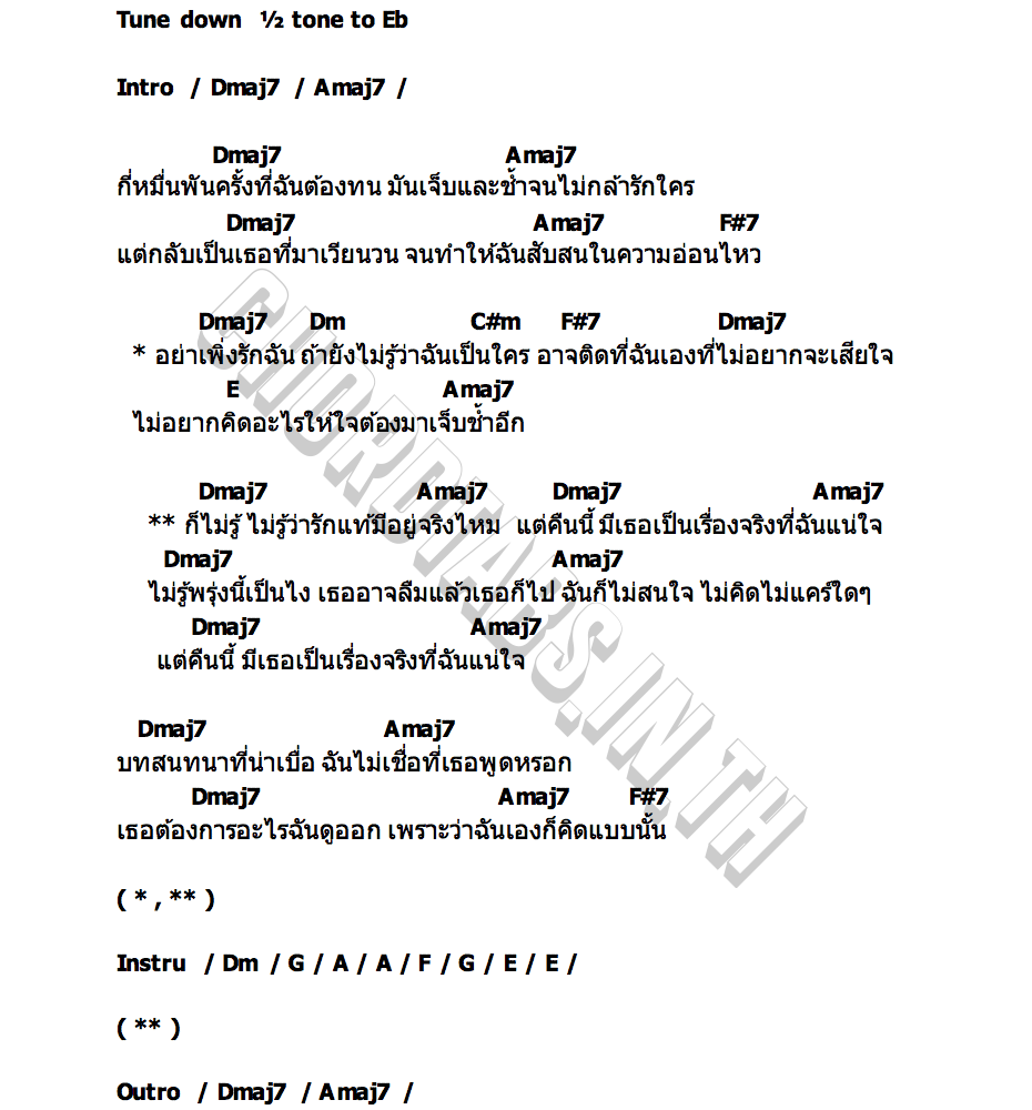 คอร์ด ดูออก (I Know Your Eyes) MADELEINE WONG