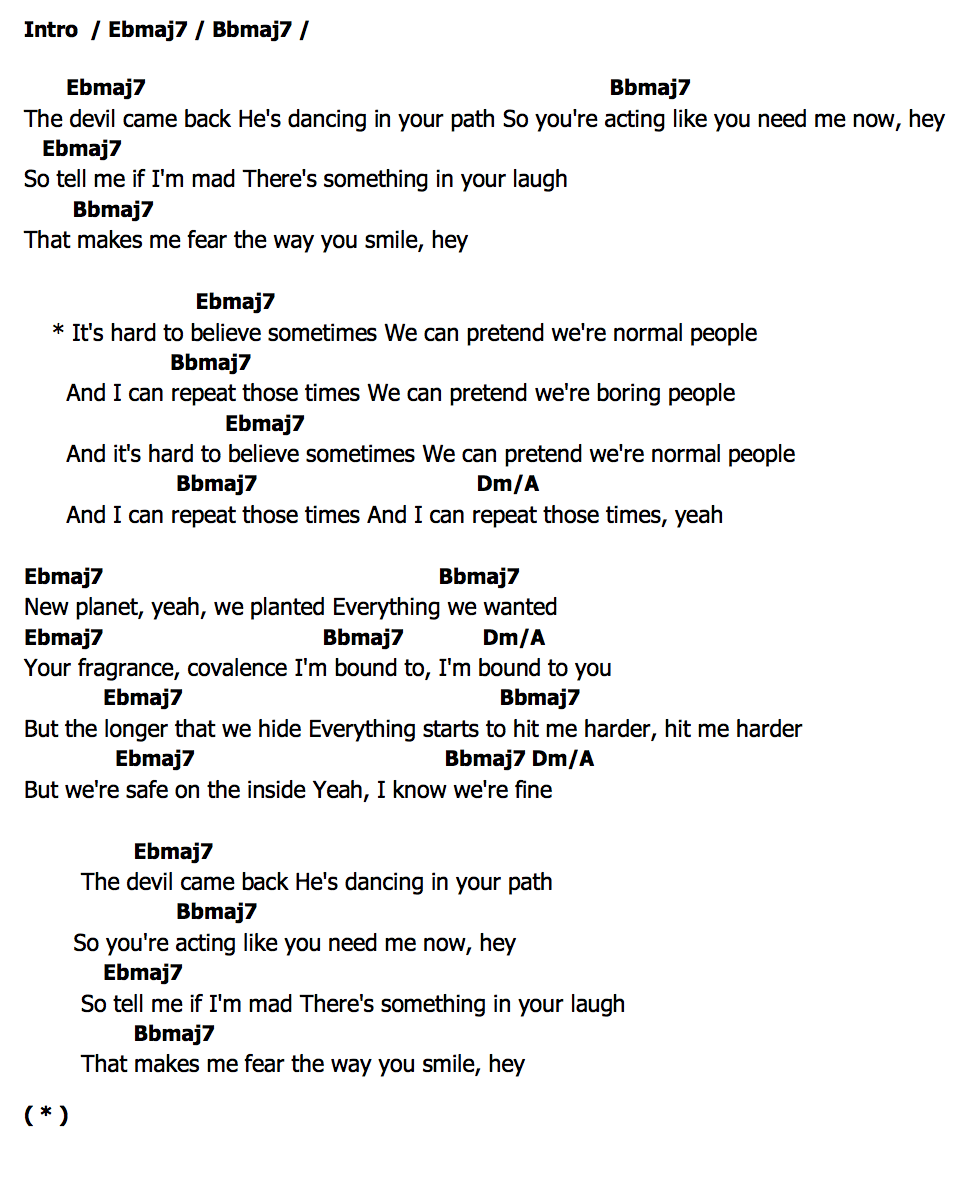 Simple Things Chords Hey Arnold