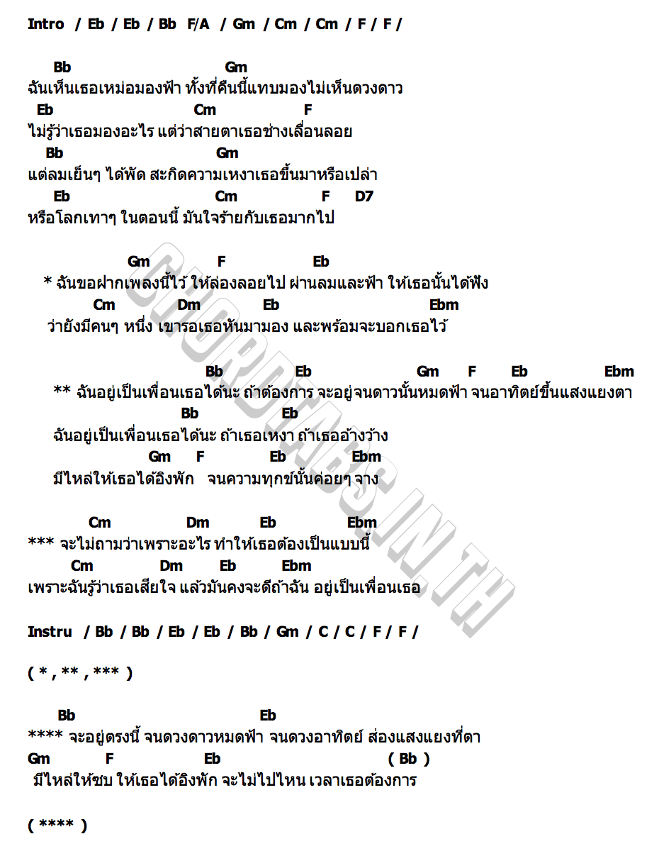 คอร์ด พักอิงซบ Pop Pongkool