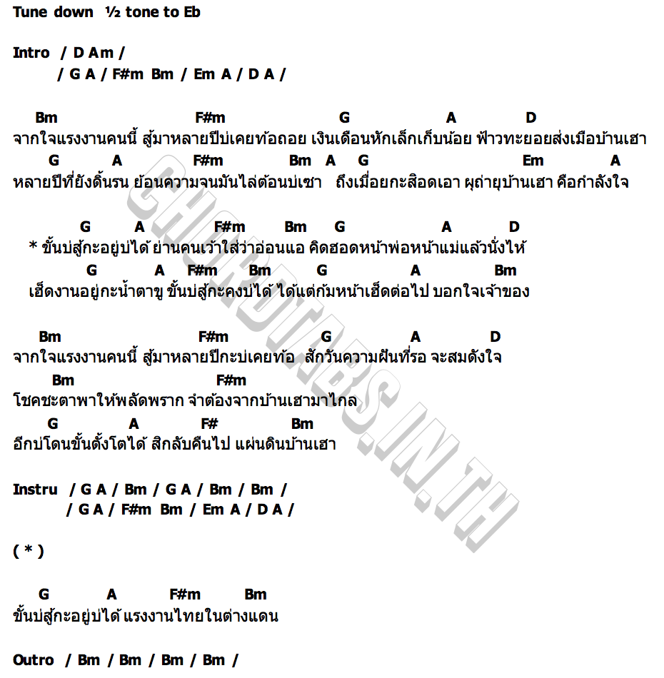 คอร์ด แรงงานไทยในต่างแดน โจนัส จักรพงษ์