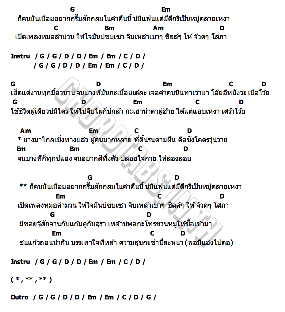 คอร์ด อยากกรึ๊บ น๊อบแน็บ