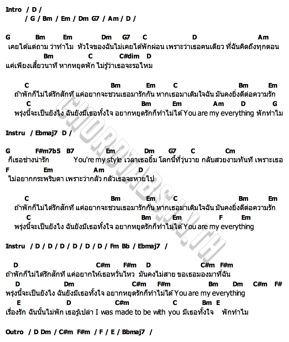 คอร์ด พักทำไม Ching